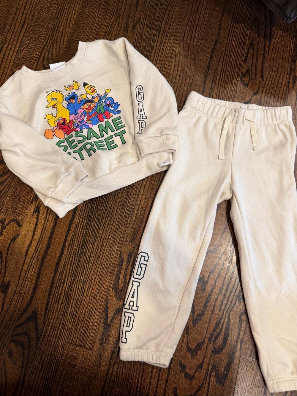 GAP Kids Sesame Street Sweat Outfit size 4